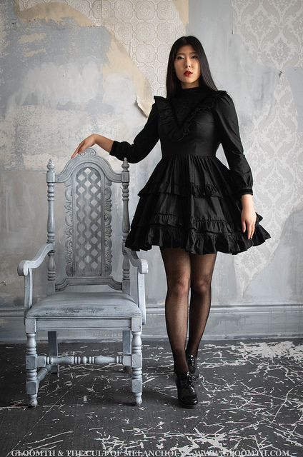 Victorian Mourning Dress Gloomth